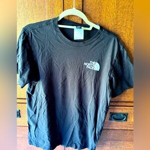 Men's small northface tshirt. Black